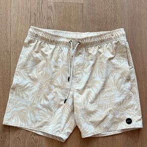 RVCA 17” Swim Trunks Sz L